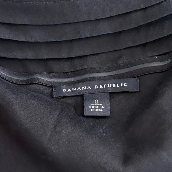 Banana Republic A-line Strapless Dress - Black Size 0 - Picture 8 of 8